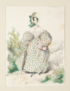 在乡村1835 年 7 月。贾康纳的服饰 作者 保罗·加瓦尔尼
