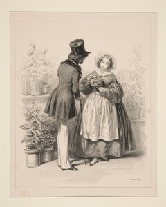 BOUQUETIERE. 作者 保罗·加瓦尔尼
