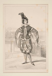 COSTUME DE Mme LA MARQUISE DE L... 作者 保罗·加瓦尔尼