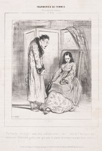 妇女的欺骗：感悟，1842年。 作者 保罗·加瓦尔尼