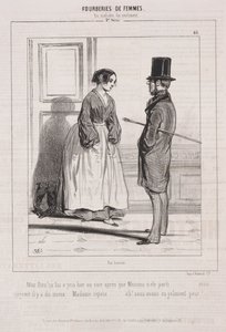 女士们的Fourberies de Femmes：1842年。 作者 保罗·加瓦尔尼
