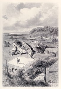 Gulliver与来自Lilliput皇帝的观众，来自Jonathan Swift的法国版Gullivers Travels 作者 保罗·加瓦尔尼