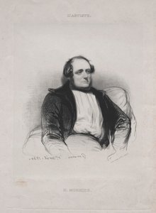 Henri Bonaventure Monnier，1840年。 作者 保罗·加瓦尔尼