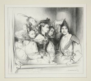 La Loge Du Bal. 作者 保罗·加瓦尔尼