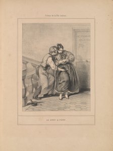 Le guet-apens，选自《Scnes de la vie intime》系列 作者 保罗·加瓦尔尼