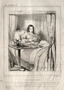 女演员：小上升……，1843年。 作者 保罗·加瓦尔尼