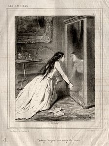 女演员：保护主！基督徒处女，1843年。 作者 保罗·加瓦尔尼