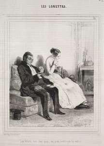 The Lorettes，1842年。 作者 保罗·加瓦尔尼