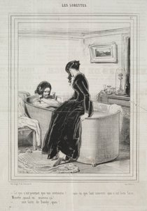 The Lorettes，1842年。 作者 保罗·加瓦尔尼