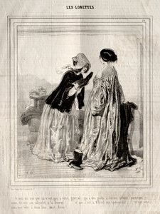 The Lorettes，1842年。 作者 保罗·加瓦尔尼