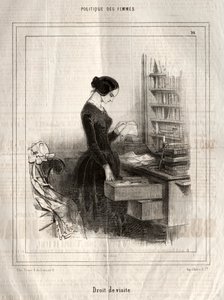 妇女政治：访问权，1843年。 作者 保罗·加瓦尔尼
