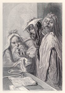 Lordbruldrud的科学家们从Jonathan Swift的法国版Gullivers Travels中审视Gulliver 作者 保罗·加瓦尔尼