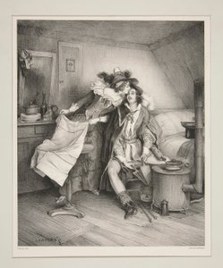 un souper de carnaval（化装舞会后的晚餐）。 作者 保罗·加瓦尔尼