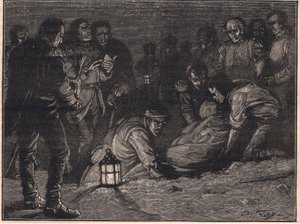 约翰摩尔爵士公元1809年的葬礼 作者 保罗·哈迪