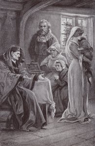 查尔斯·雷德（Charles Reade）的回廊和壁炉插图 作者 保罗·哈迪