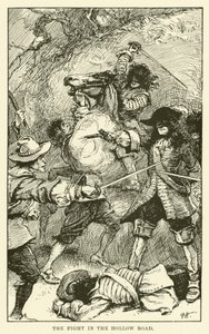 The Fight in the Hollow Road (engraving) 作者 保罗·哈迪