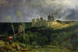 Chateau de Pierrefonds遗址，1861年