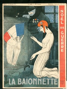 La Baionnette》的封面，色彩斑斓的讽刺诗 作者 保罗·伊里贝（Paul Iribe）