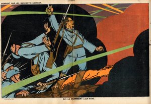 La Baionnette, Satirical in Colours 作者 保罗·伊里贝（Paul Iribe）