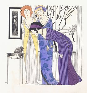 三位女士和一位潜在的白马王子（作为青蛙） 作者 保罗·伊里贝（Paul Iribe）