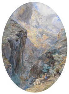 靠近阿马尔菲，米尔斯山谷，1864年（身体颜色增强）