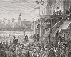 1794年6月8日的至尊存在的庆祝活动，来自路易斯·布兰克（1811-82）1847-62的“革命法国化” 作者 保罗·乔纳德