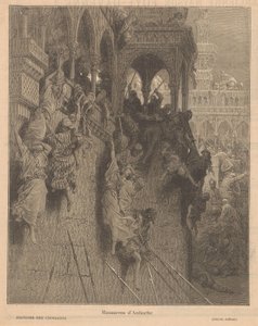 Val van Antiochië
安提阿大屠杀（物品上的标题） 作者 Adolphe François Pannemaker（拒绝署名）