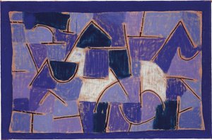 蓝色之夜，1932年。 作者 保罗·克莱