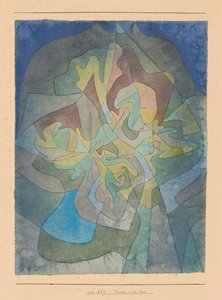 花瓶中的布鲁曼（Blumen in der Vase），花瓶中的花朵，1929年。 作者 保罗·克莱