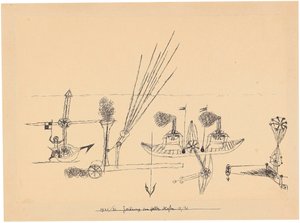 黄港的图纸，1921-1926。 作者 保罗·克莱
