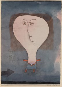 《女孩的恐惧》，1922年。 作者 保罗·克莱
