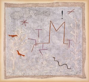 花园之门K，1932年。 作者 保罗·克莱