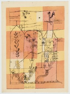 霍夫曼式场景，1921年。 作者 保罗·克莱