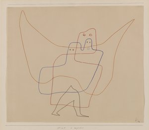 在《天使关怀》中，1931年。 作者 保罗·克莱
