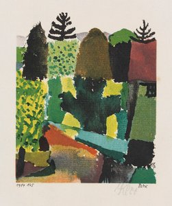 公园，1914年。 作者 保罗·克莱