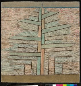 "松树"--保罗-克利（1879-1940 年）的绘画作品 作者 保罗·克莱