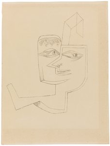 一个冷静的女人的肖像，1919年。 作者 保罗·克莱