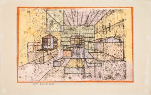 房屋房间房屋房间，1921年。 作者 保罗·克莱