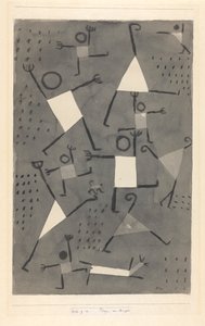 为恐惧而跳舞由于恐惧而引起的舞蹈，1938年。 作者 保罗·克莱