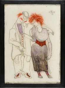 Verkommenes Paar Couple性别不佳，1905年。 作者 保罗·克莱