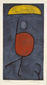 带着一把伞，1939年。 作者 保罗·克莱