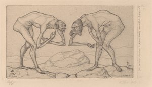Two Men Meet, Each Believing Other to Be of Higher Rank (两个人相遇，都认为对方的地位更高) 作者 保罗·克莱