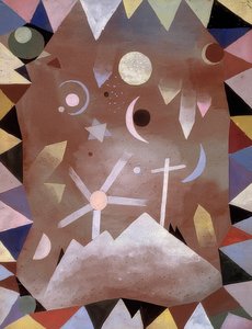 高于高山。 1917年 作者 保罗·克莱