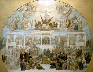 Social palingenesis（素描）。1848.(布面油画） 作者 保罗·马克·约瑟夫·切纳瓦德