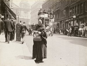 伦敦路德盖特山的卖火柴者，1893年