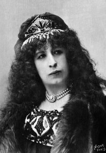 Aimee Tessandier (b.1851-) , french actress and singer, photographied by Paul Nadar between 1890 and 1905, extracted from the collection Felix Potin, 500 contemporary celebrities , Opera singers and dramatic France 作者 保罗·纳达尔