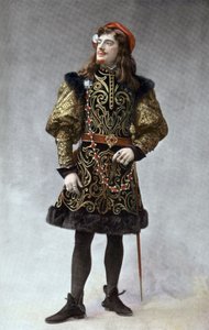法国喜剧演员让·佩里尔（Jean Perier，1869-1954 年）在巴黎歌剧《La reine Fiammette》中饰演 Giorgio d