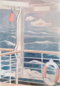 大西洋，约20世纪1932年 作者 保罗·纳什