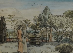 花园里的芭芭拉 作者 保罗·纳什