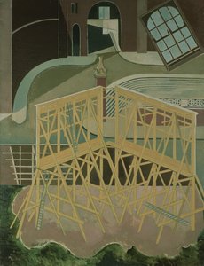 北方探险（布面油画） 作者 保罗·纳什